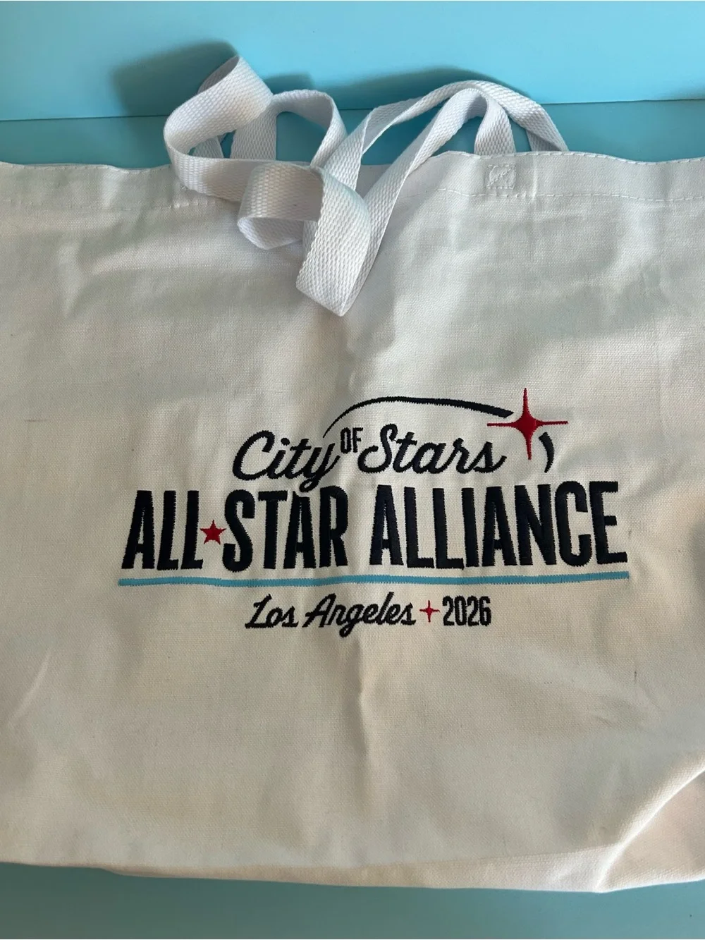 NBA All Stars 2026 City of Stars Tote Bag - White